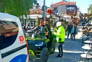 Çeşme'de Motosiklet Denetimi: 32 Bin TL Ceza